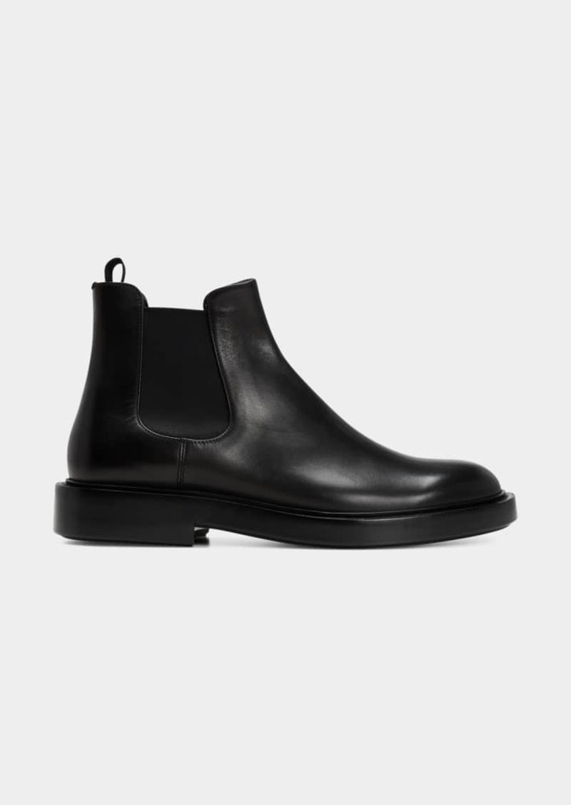 Giorgio Armani Men's Leather Chelsea Boots