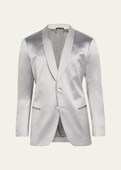 Giorgio Armani Men's Micro-Texture Shawl Dinner Jacket