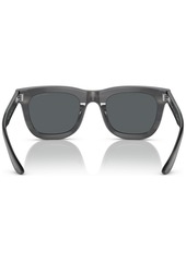 Giorgio Armani Men's Polarized Sunglasses, AR817149-p - Striped Gray