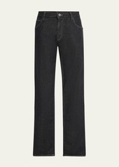 Giorgio Armani Men's Straight-Leg Stretch Denim Pants