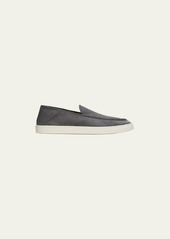 Giorgio Armani Men's Suede Slip-On Sneakers