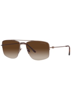 Giorgio Armani Men's Sunglasses, AR6137 57 - Matte Bronze