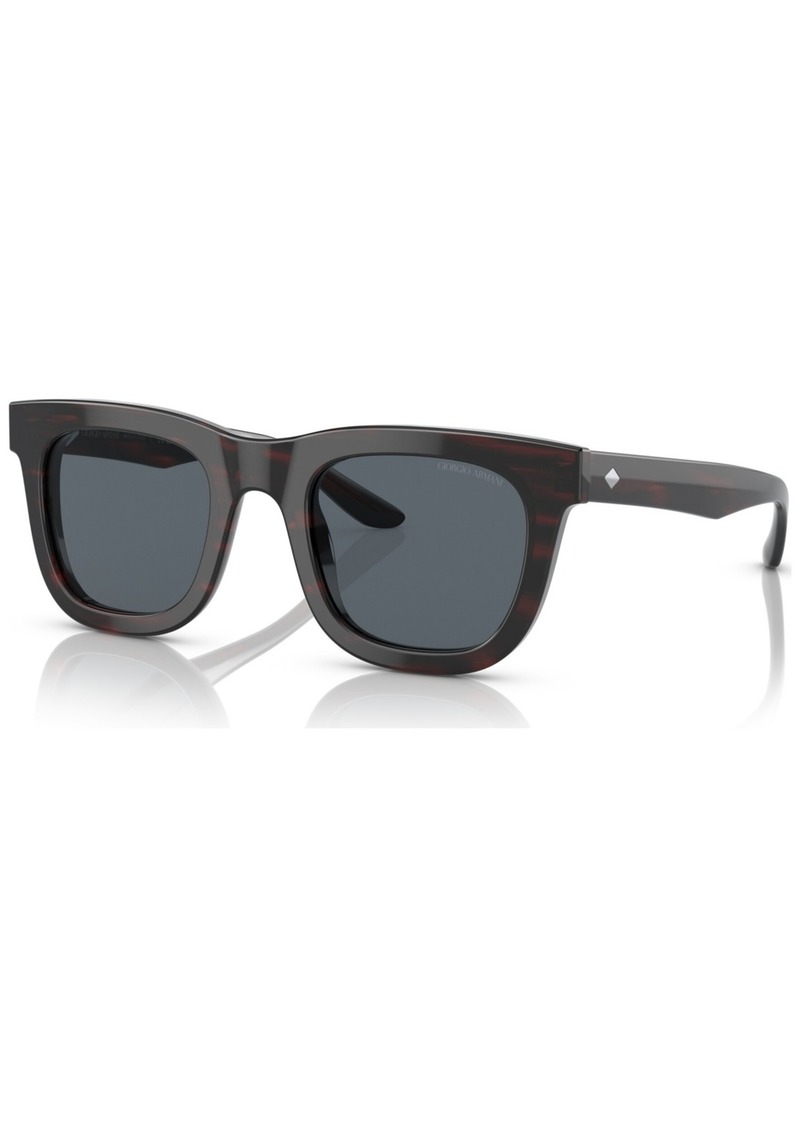 Giorgio Armani Men's Sunglasses, AR817149-x - Striped Brown