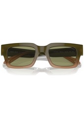 Giorgio Armani Men's Sunglasses, AR8184U - Gradient Green, Brown