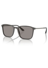 Giorgio Armani Men's Sunglasses, Photocromic AR8197 - Transparent Gray