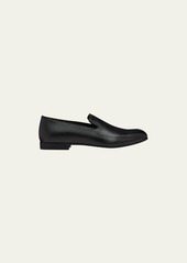 Giorgio Armani Men's Textured Leather Loafers