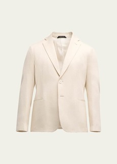 Giorgio Armani Men's Textured Silk Sport Coat