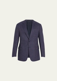 Giorgio Armani Men's Textured Wool-Cashmere Sport Coat