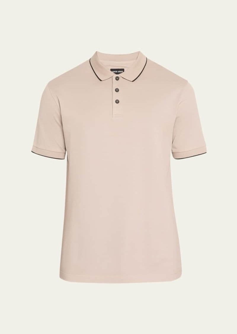 Giorgio Armani Men's Tipped Polo Shirt