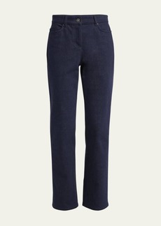 Giorgio Armani Mid-Rise Straight-Leg Jeans