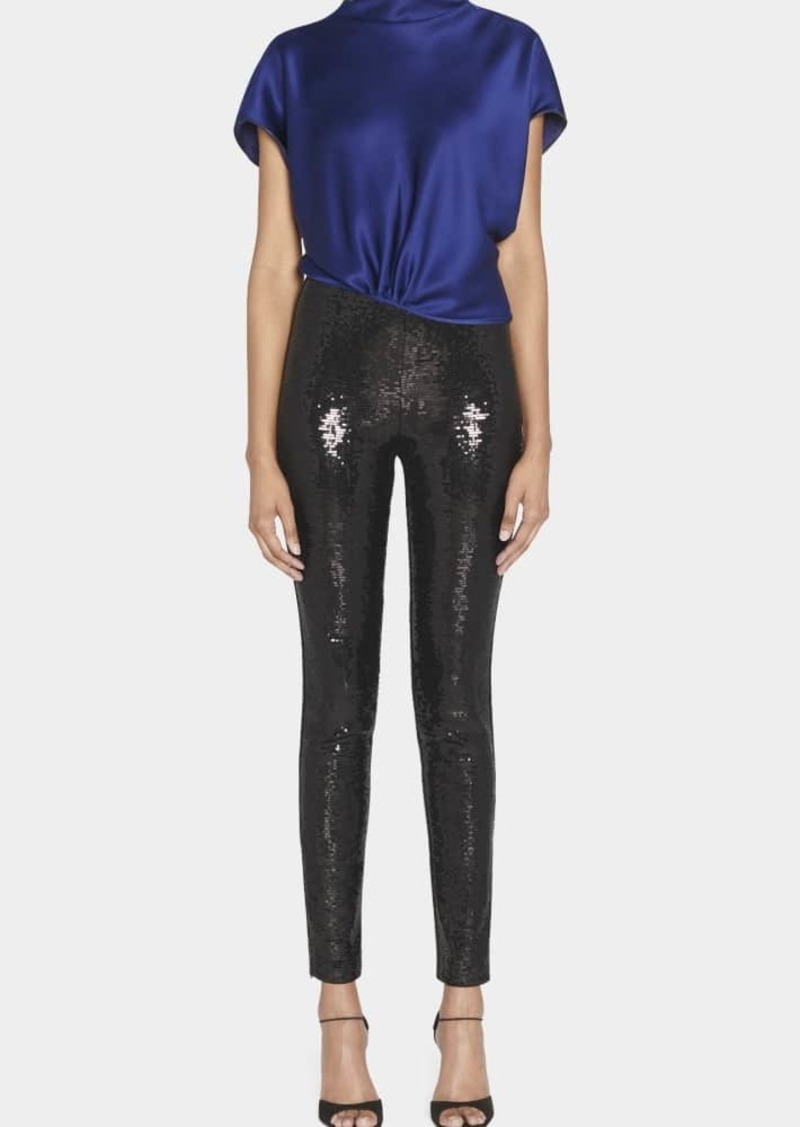 Giorgio Armani Sequin Ankle Leggings