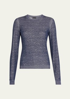 Giorgio Armani Shiny Viscose Knit Top