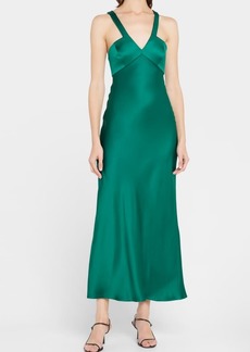 Giorgio Armani Silk V-Neck Dress