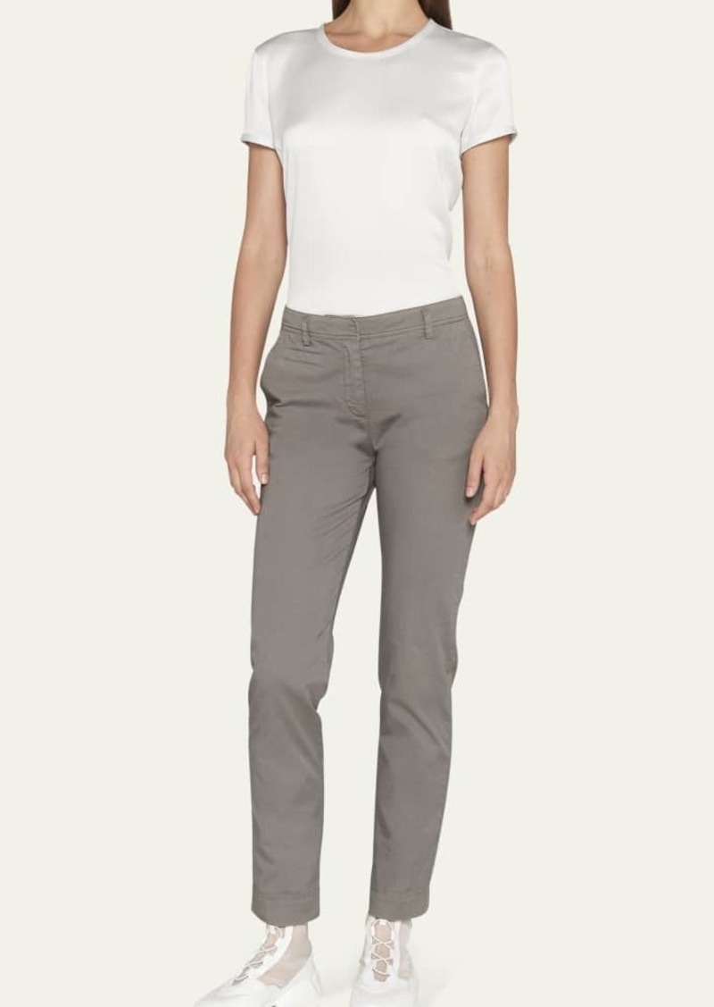 Giorgio Armani Straight-Leg Chino Ankle Pants