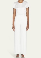 Giorgio Armani Straight-Leg Viscose Cady Trousers