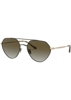 Giorgio Armani Sunglasses, 0AR6111 - MATTE DARK GREEN/GREEN GRADIENT