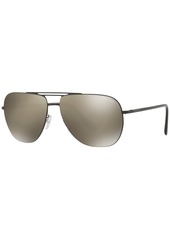 Giorgio Armani Sunglasses, AR6060 - MATTE BLACK/BROWN MIRROR