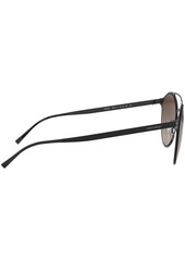 Giorgio Armani Sunglasses, AR6089 54 - MATTE BLACK/BROWN GRADIENT