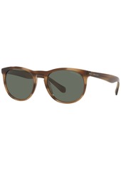 Giorgio Armani Unisex Polarized Sunglasses, AR8149 54 - Striped Brown