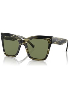 Giorgio Armani Women's Sunglasses, AR817554-x - Striped Green