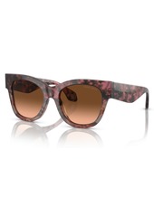 Giorgio Armani Women's Sunglasses, Gradient AR8195U - Bordeaux Havana, Havana Gray