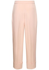 Armani Glittered Silk Pleated High Waist Pants