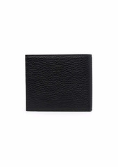 Armani grained embossed-logo wallet