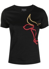 Armani graphic-print short-sleeve T-shirt