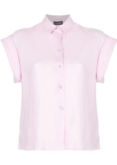 Armani half-sleeve cropped shirt