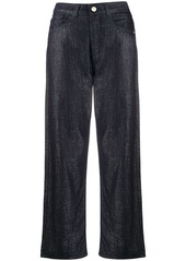 Armani high-waist cropped trousers
