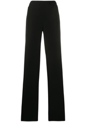 Armani high-waisted wide leg trousers