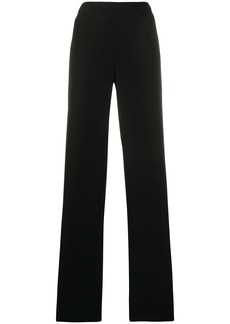 Armani high-waisted wide leg trousers