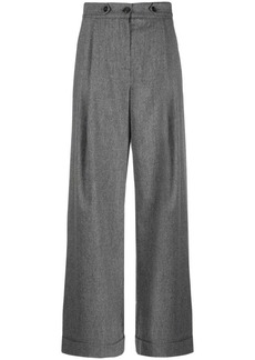 Armani high-waisted wide-leg trousers