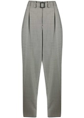 Armani houndstooth-print tapered trousers