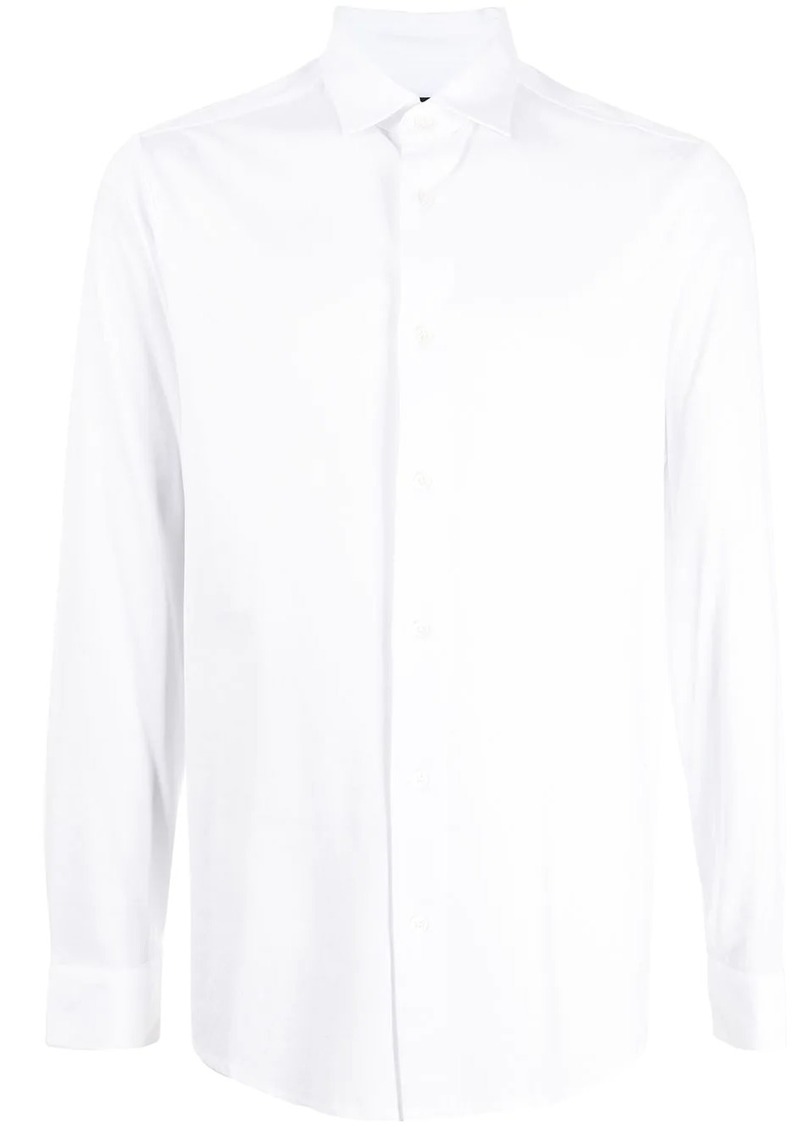 Armani jersey long-sleeve shirt