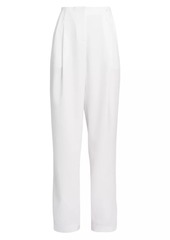 Armani Jersey Pleated-Front Trousers