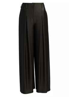 Armani Jersey Wide-Leg Pants