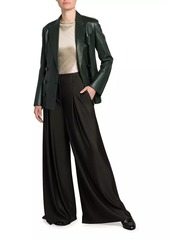 Armani Jersey Wide-Leg Pants