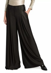 Armani Jersey Wide-Leg Pants