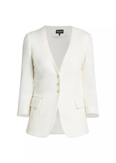 Armani Knit Linen-Blend Jacket