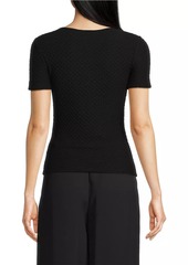 Armani Knit Scoopneck T-Shirt