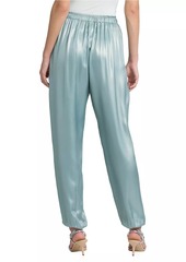 Armani Laminated Satin Joggers