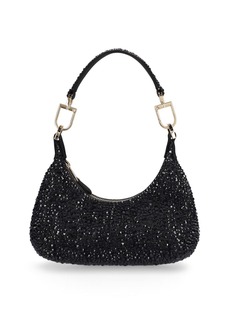 Armani Le Prime Embellished Hobo Shoulder Bag