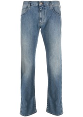 Armani light-wash straight-leg jeans