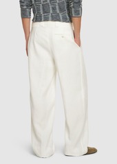 Armani Linen Straight Fit Pants