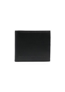 Armani logo-debossed bi-fold wallet