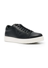 Armani logo-detail lace-up sneakers