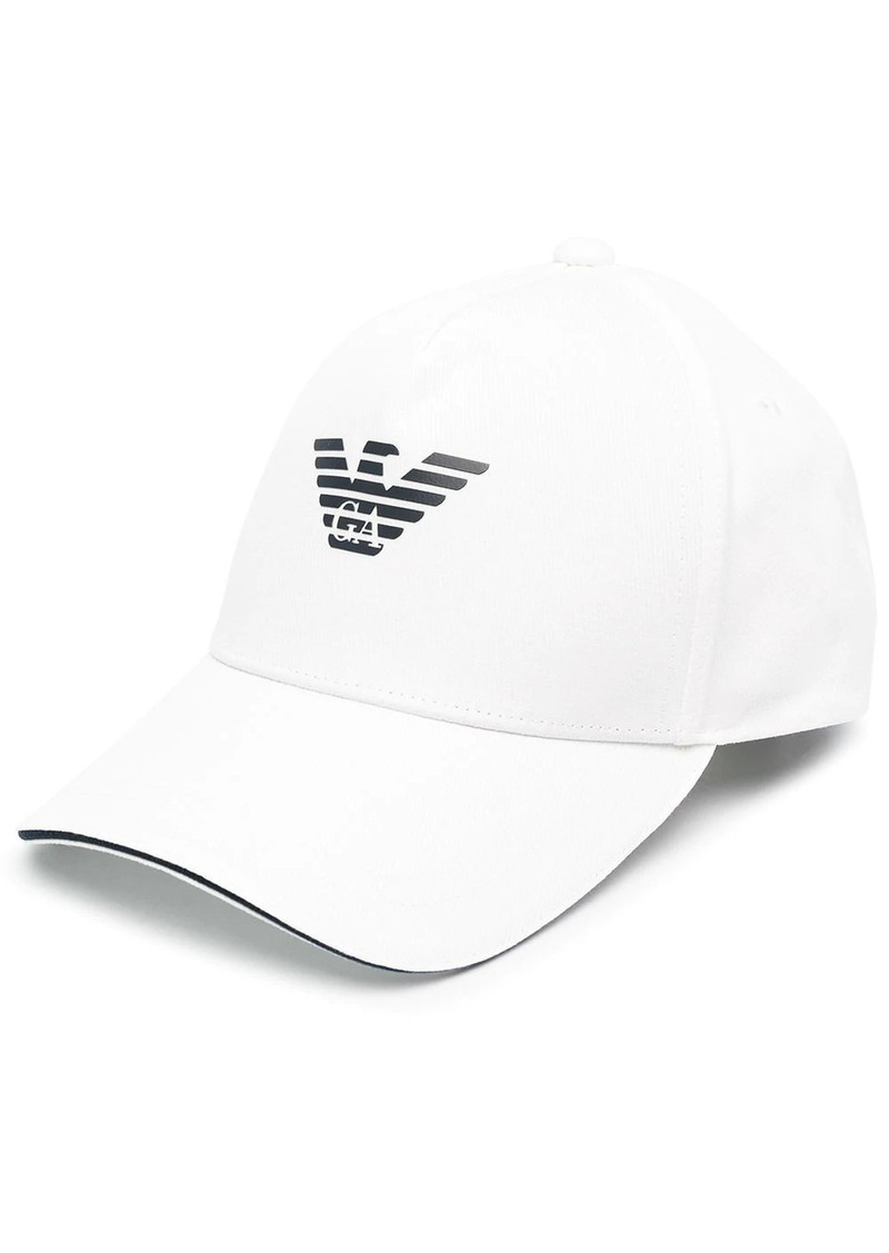 Armani logo-embroidered baseball cap