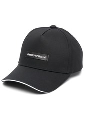 Armani logo-patch cap