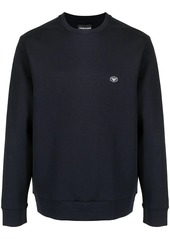 Armani logo-patch sweatshirt